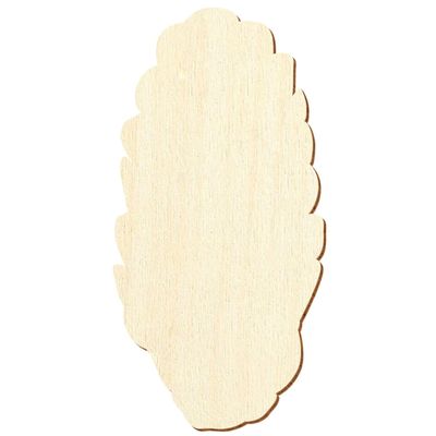 Wooden Spruce Cone V1 – Decorative Crafting, 5–50 cm