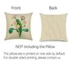 CEVAN Linen Pillow Cover, White, Outdoor Sofa Cushion Cover, 45 x 45 cm view 4