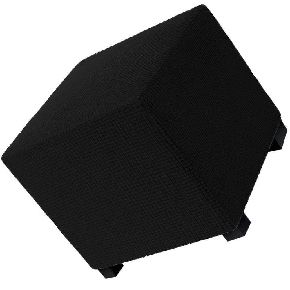 SDNAM Square Ottoman Slipcover, Stretch Footstool Cover, 50 x 50 cm, Color 10#