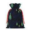 WURTON Drawstring Gift Bag, Beautiful Bottle Under the Night Sky, Linen Gift Bag for Christmas, 17.5 x 12.9 cm view 2