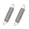 1 pc. Extension Spring, Double-Hook, 2 mm Wire, 15 mm OD, 80 mm Free Length, Stainless Steel view 1