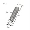 1 pc. Extension Spring, Double-Hook, 2 mm Wire, 15 mm OD, 80 mm Free Length, Stainless Steel view 2