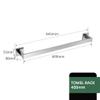 NevStp Brushed Nickel Bathroom Accessory Set view 2