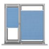 Haftfix Pleated Blind No Drilling, 110 x 210 cm, Sky Blue view 1