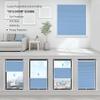 Haftfix Pleated Blind No Drilling, 110 x 210 cm, Sky Blue view 2
