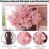 CGLYYDS Artificial Cherry Blossom Tree, Pink Peach Blossoms, Real Wood Stems, 1.5 x 1 m view 3