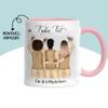Kiddle-Design Personalized Pink Christmas Mug for 3 Best Friends view 2