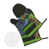 Oven Mitts and Pot Holders, Dragonfly Design, 4-Piece Set view 3