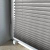 Rollmayer Binco Gray No-Drill Pleated Blind, Clamp-Fix, W65 x H200 cm view 3