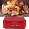 RXMORI Vintage Red Bread Box for Kitchen Countertops view 2