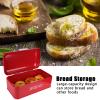 RXMORI Vintage Red Bread Box for Kitchen Countertops view 4
