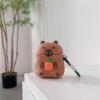 Rertnocnf Protective Case Compatible with AirPods 1 & 2, Kawaii Capybara Design, Soft Silicone view 3