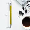 GIMEI Metal Ballpoint Pens, 20-Pack | Premium Set for Smooth, Easy Writing | Blue Ink, Yellow Design view 3