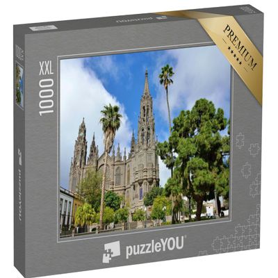 1000-Piece XXL Puzzle: Parish Church of San Juan Bautista, Arucas, Gran Canaria, Spain