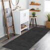 Siunwdiy Black Washable Non-Slip Runner Rug, Short Pile, Customizable, 120 x 220 cm view 4