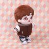 niannyyhouse Baseball Jacket and Jeans for 20 cm Plush Dolls, Dark Blue view 4