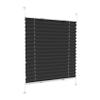 No-Drill Pleated Blind, Clampfix, 75 x 220 cm, Black view 1