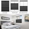 No-Drill Pleated Blind, Clampfix, 75 x 220 cm, Black view 3
