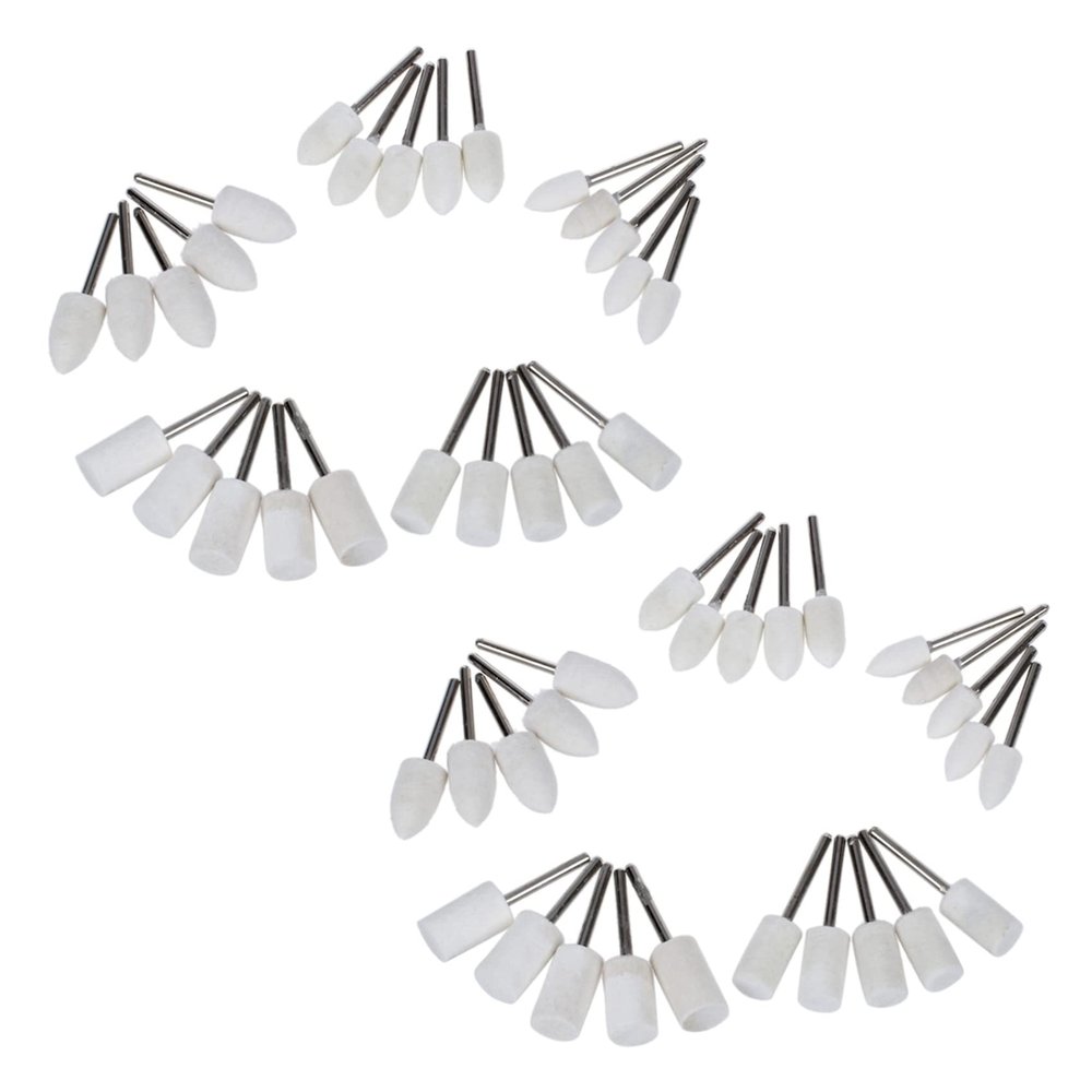 Cosmin 50-Piece Felt Polishing Pad Head Set for Rotary Tool Accessories