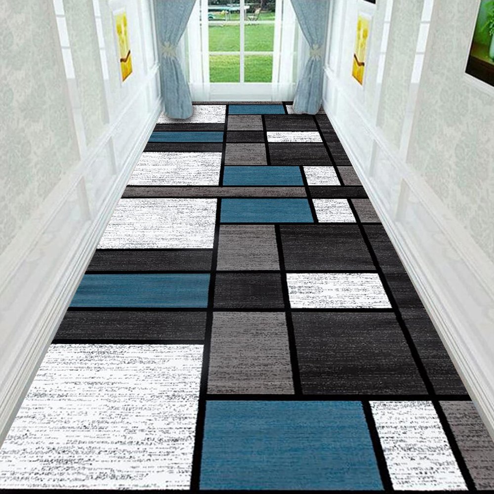 AZMANI Non-Slip Runner Rug, 1.2 m x 1 m