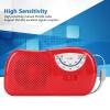 Vintage Pocket FM/AM Radio with Built-In Speaker, High Sensitivity, Red view 3