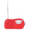Vintage Pocket FM/AM Radio with Built-In Speaker, High Sensitivity, Red view 4