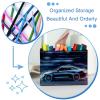 VAPOKF Desktop Pen Holder with 2 Compartments view 3