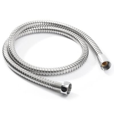 eallen G1/2-Inch Flexible Shower Hose, Stainless Steel Chrome, 1 m/1.5 m/2 m
