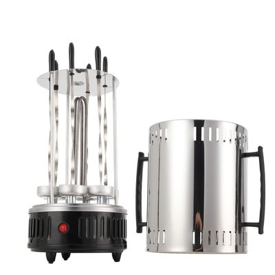 TABODD 1000W Vertical Electric Grill with 6 Rotating Skewers