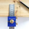30 cm/12-Inch Woodworking Marking Ruler, Adjustable 90-Degree Square with Stop (Red) view 2