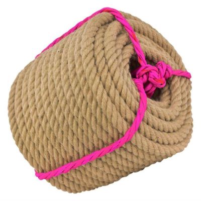Thick Jute Rope, Decorative Rope, Lighting Rope, DIY Cat Scratching Rope, Garden Decoration, Camping (12 mm × 30 m)