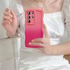 UEEBAI Gradient Case for Samsung Galaxy S22 Ultra 5G, Wave-Frame Slim Soft TPU Case, Pink view 4