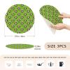3-Pack Green Christmas Penguin Non-Slip Trivets, 15-Inch Cotton-Woven Hot Pot Holders view 2