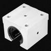 MUNEFE Open Linear Bearing Carriage, SBR30UU Aluminum Alloy Slide Block for CNC Parts view 4
