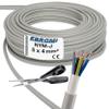 EBROM NYM-J 5 x 4 mm Sheathed Installation Cable, Gray, 61 m view 1
