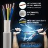 EBROM NYM-J 5 x 4 mm Sheathed Installation Cable, Gray, 61 m view 2