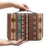 Wanyint Bible Cover with Boho Print, Handles, and Zippered Pocket view 1