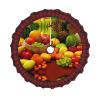 Fresh Vegetables and Fruits Plaid Christmas Tree Skirt view 1