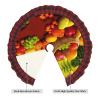 Fresh Vegetables and Fruits Plaid Christmas Tree Skirt view 3