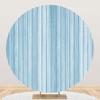 Ttincceer Retro Blue Wood Floor Photography Backdrop, 200 cm view 1