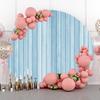 Ttincceer Retro Blue Wood Floor Photography Backdrop, 200 cm view 2