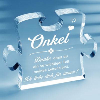 Giftasy Uncle Gift – Acrylic Puzzle, Best Uncle Gift, Birthday, Father's Day & Men's Day