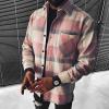 Men's Plaid Flannel Shirt Jacket, Fleece-Lined Thermal Winter Jacket view 2