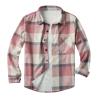 Men's Plaid Flannel Shirt Jacket, Fleece-Lined Thermal Winter Jacket view 3
