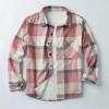 Men's Plaid Flannel Shirt Jacket, Fleece-Lined Thermal Winter Jacket view 4