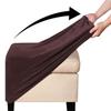 Yekuhe Square Ottoman Slipcover, Stretch Stool Cover (#23, 40 x 40 cm/16 x 16 in) view 1