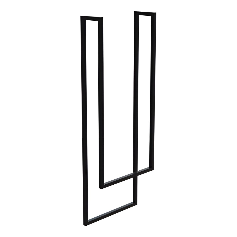 LAVITA MINDORO 1000 Towel Rack, Matte Black, 450 x 150 x 1000 mm