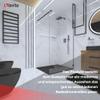 LAVITA MINDORO 1000 Towel Rack, Matte Black, 450 x 150 x 1000 mm view 4