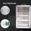 Lockable Phone Storage Box, 36 Compartments, Silver view 3