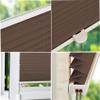 YANHONG No-Drill Pleated Blind 25 x 200 cm, Light-Filtering, Brown view 4